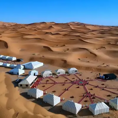 Luxury Desert Camp with AC & Heating in Merzouga